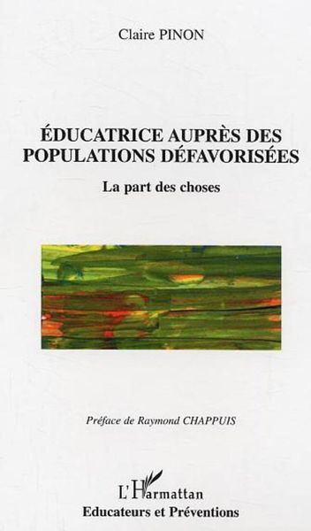 Produktbild: Educatrice aupr&egrave;s des populations d&eacute;favoris&eacute;es