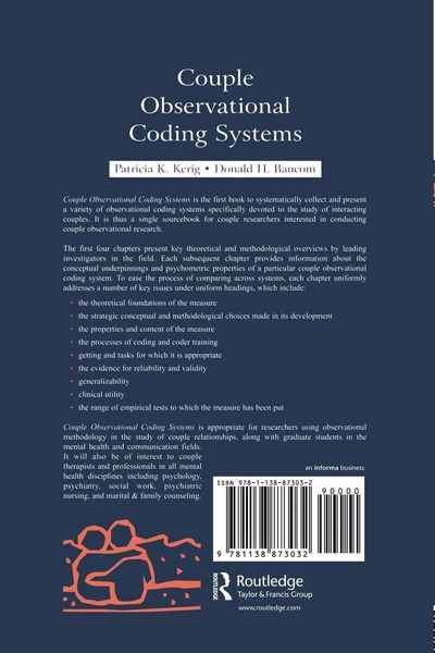 Produktbild: Couple Observational Coding Systems