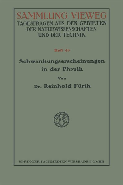 Produktbild: Schwankungserscheinungen in der Physik
