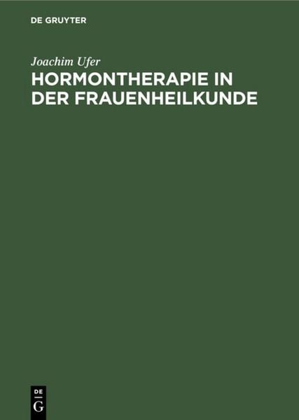 Produktbild: Hormontherapie in der Frauenheilkunde