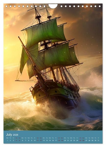 Produktbild: Weathering a Storm (Wall Calendar 2026 DIN A4 portrait), CALVENDO 12 Month Wall Calendar