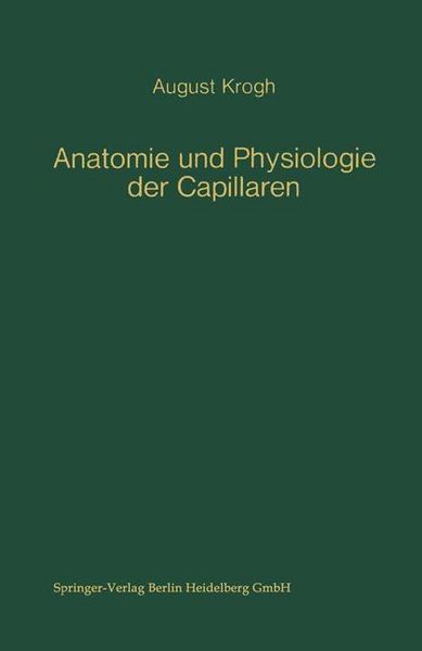 Produktbild: Anatomie und Physiologie der Capillaren