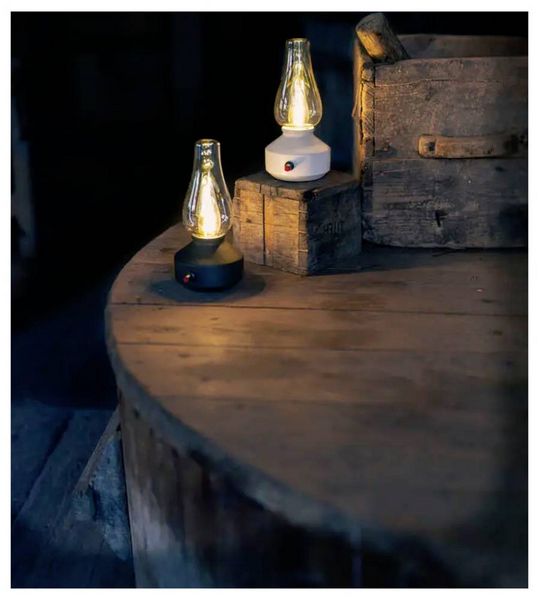 Produktbild: Konstsmide 4130-700 Akku-Tischlampe Warmwei&szlig; Schwarz