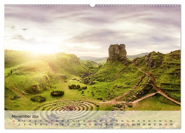 Produktbild: Scotland (hochwertiger Premium Wandkalender 2026 DIN A2 quer), Kunstdruck in Hochglanz