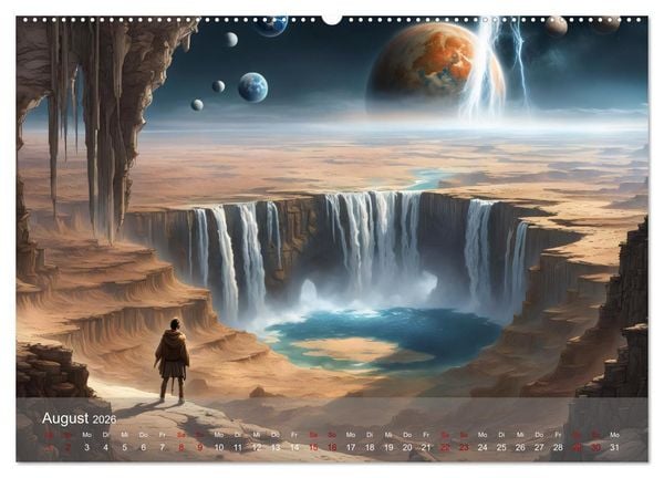 Produktbild: Epische Aussichten (hochwertiger Premium Wandkalender 2026 DIN A2 quer), Kunstdruck in Hochglanz