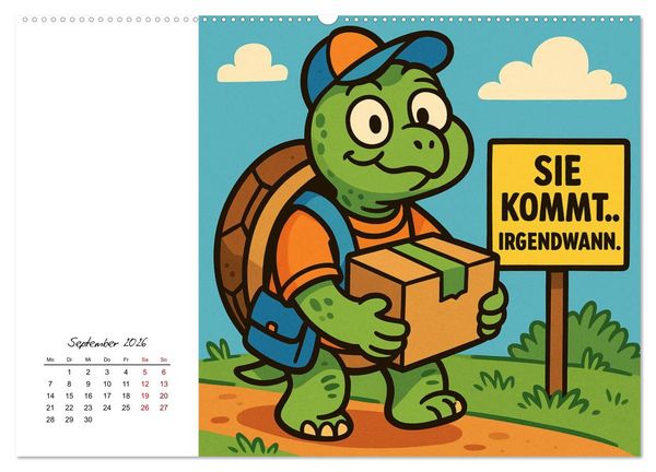 Produktbild: Pfoten, Pelz & Power-Jobs (hochwertiger Premium Wandkalender 2026 DIN A2 quer), Kunstdruck in Hochglanz