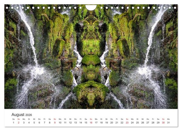 Produktbild: Spiegelwelten - Natur anders sehen (Wandkalender 2026 DIN A4 quer), CALVENDO Monatskalender