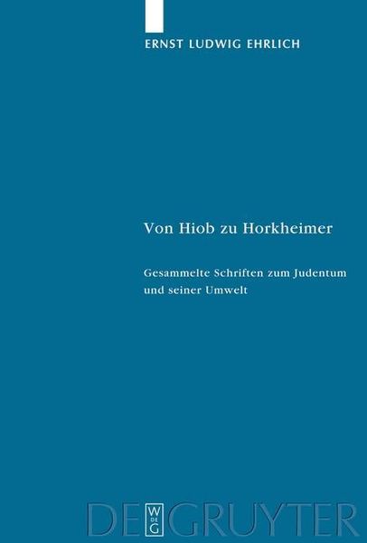 Produktbild: Von Hiob zu Horkheimer