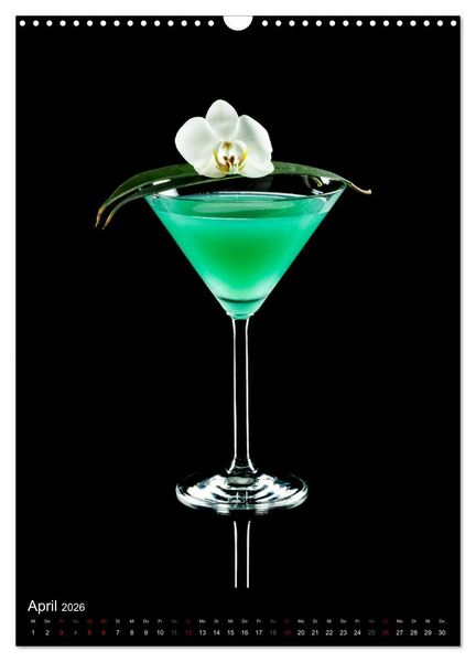 Produktbild: Cocktails und Longdrinks (Wandkalender 2026 DIN A3 hoch), CALVENDO Monatskalender
