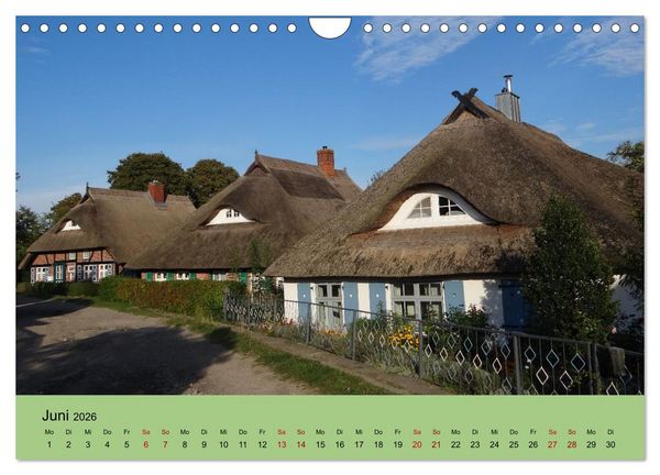 Produktbild: Ostsee von Heringsdorf bis Hiddensee (Wandkalender 2026 DIN A4 quer), CALVENDO Monatskalender
