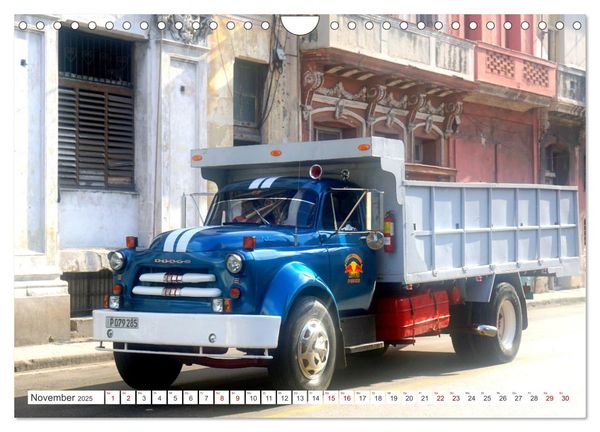 Produktbild: LKW Veteranen - Oldtimer der Marke Dodge in Kuba (Wandkalender 2025 DIN A4 quer), CALVENDO Monatskalender