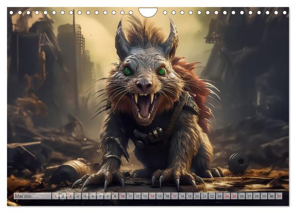 Produktbild: Apokalyptische Wildnis - Schatten der Zivilisation (Wandkalender 2026 DIN A4 quer), CALVENDO Monatskalender