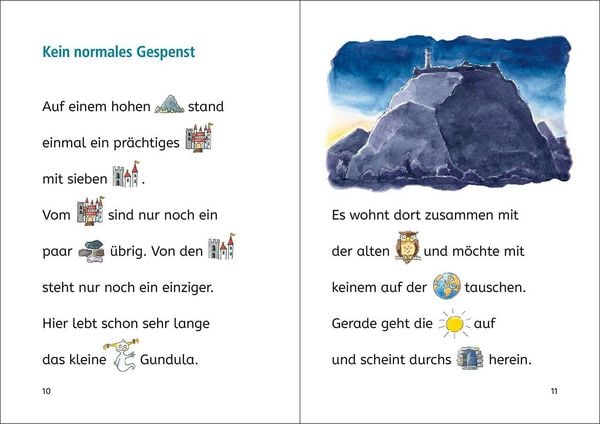 Produktbild: Lesenlernen in 3 Schritten - Die sch&ouml;nsten Gruselgeschichten