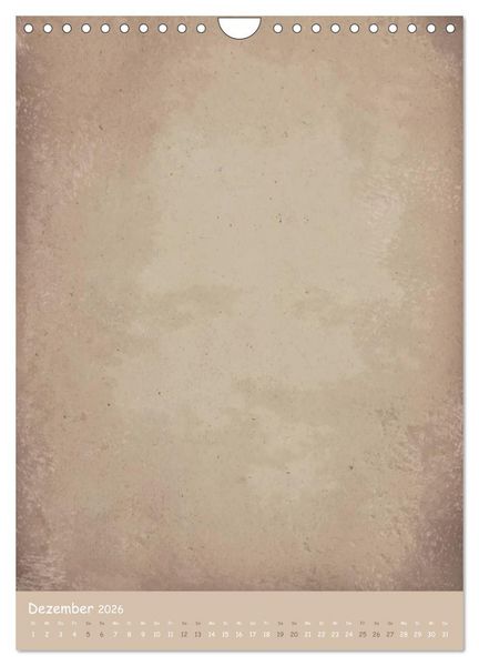 Produktbild: Vintage DIY Bastel-Kalender -Hochformat- (Wandkalender 2026 DIN A4 hoch), CALVENDO Monatskalender