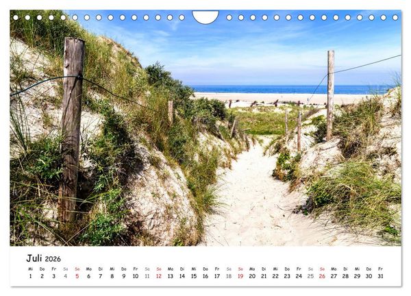 Produktbild: Borkum, bezaubernde Nordseeinsel (Wandkalender 2026 DIN A4 quer), CALVENDO Monatskalender