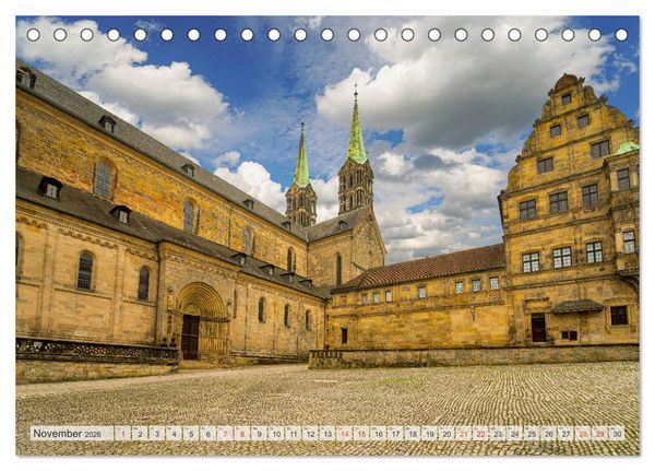 Produktbild: Bamberg Impressionen (Tischkalender 2026 DIN A5 quer), CALVENDO Monatskalender