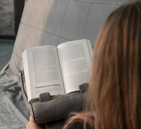 Produktbild: Buchst&auml;nder "Lesekissen"