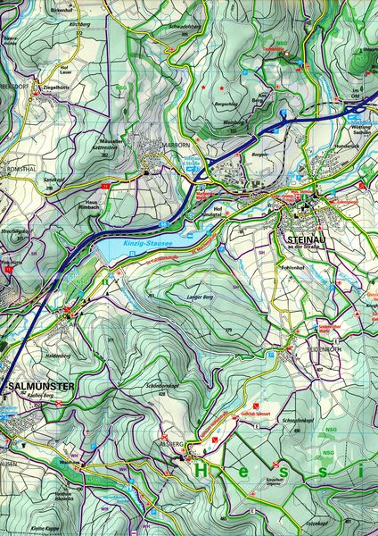 Produktbild: Spessart Nord Bad Orb, Steinau, Burgsinn Nr. 49 Outdoorkarte Deutschland 1:35 000