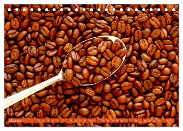 Produktbild: Kaffee (Tischkalender 2026 DIN A5 quer), CALVENDO Monatskalender