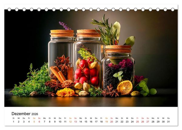 Produktbild: K&uuml;chenkalender Glaswerk (Tischkalender 2026 DIN A5 quer), CALVENDO Monatskalender