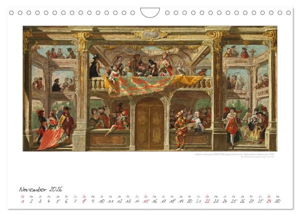 Produktbild: Party Time - Das Fest in der Kunst Kunstkalender (Wandkalender 2026 DIN A4 quer), CALVENDO Monatskalender