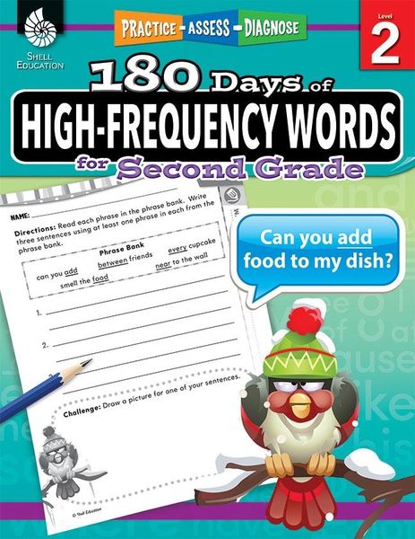 Produktbild: 180 Days of High-Frequency Words for Second Grade