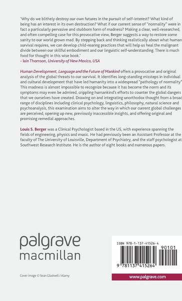 Produktbild: Human Development, Language and the Future of Mankind