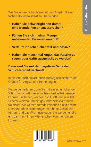 Produktbild: Endlich nicht mehr sch&uuml;chtern - Schritt f&uuml;r Schritt die eigene Sch&uuml;chternheit besiegen