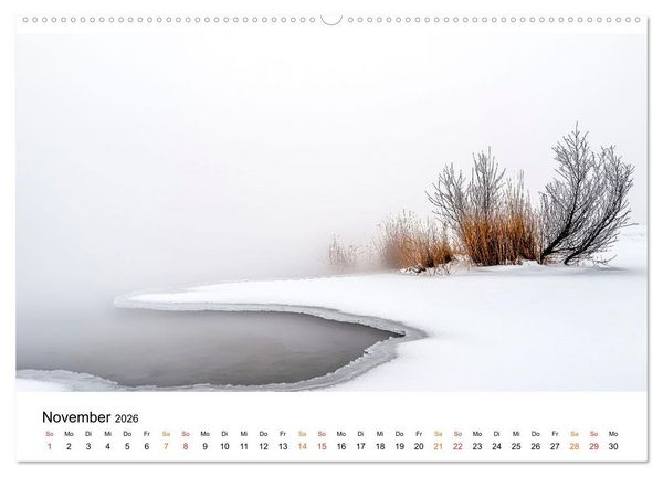 Produktbild: Winterzauber - Nordwind und Schneegest&ouml;ber (Wandkalender 2026 DIN A2 quer), CALVENDO Monatskalender
