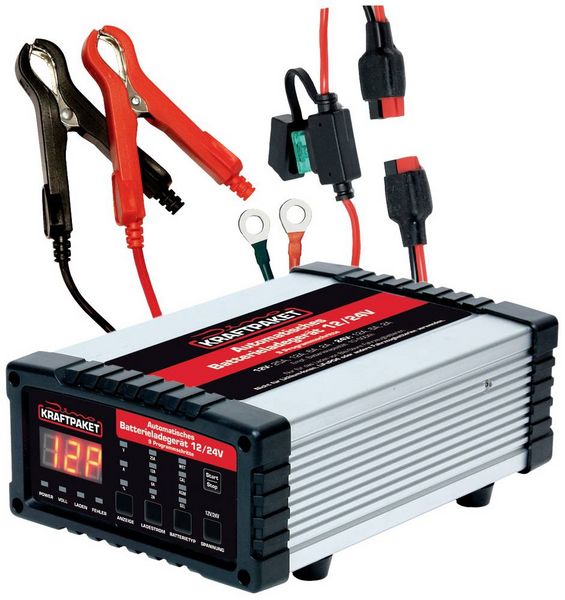 Produktbild: Dino KRAFTPAKET 136340 Kfz-Ladeger&auml;t 12 V, 24V