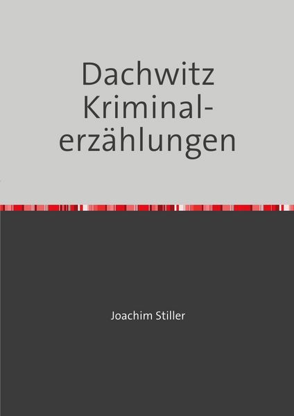 Dachwitz - Kriminalerzählungen, Taschenbuch von Joachim Stiller, Epubli, 9783819763748