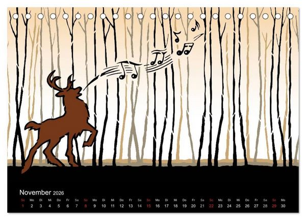 Produktbild: Humorvolle PopArt - Kunstkalender von Claudia Elsner (Tischkalender 2026 DIN A5 quer), CALVENDO Monatskalender