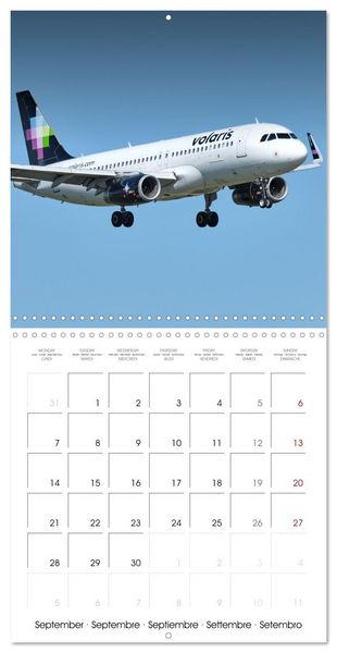 Produktbild: North American Airliners (Wall Calendar 2026 12 &times; 12 Inch) CALVENDO 12 Month Wall Calendar