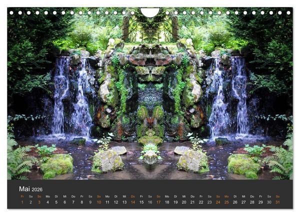 Produktbild: Spiegelwelten - Im Reich der Naturwesen (Wandkalender 2026 DIN A4 quer), CALVENDO Monatskalender