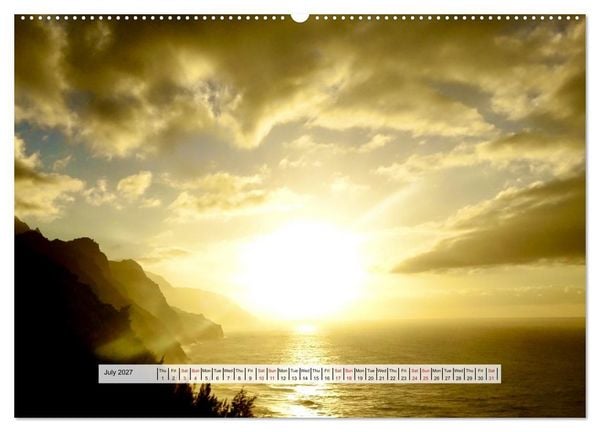Produktbild: Aloha Spirit &ndash; The Magic of Hawaii (High Quality Premium Wall Calendar 2027 DIN A2 landscape),CALVENDO 12 Month Wall Calendar