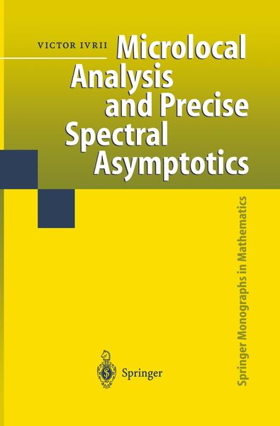 Produktbild: Microlocal Analysis and Precise Spectral Asymptotics