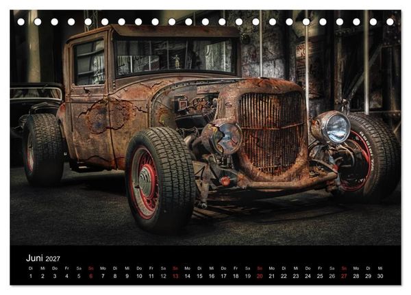 Produktbild: Au&szlig;ergew&ouml;hnliche Autos - Hot Rods (Tischkalender 2027 DIN A5 quer), CALVENDO Monatskalender