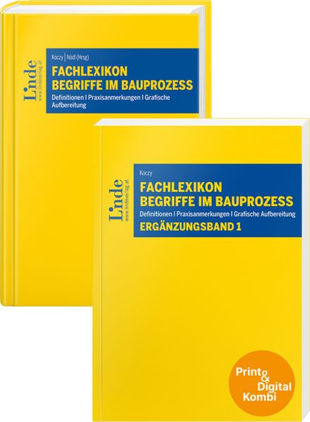 Produktbild: Fachlexikon Begriffe im Bauprozess inkl. Erg&auml;nzungsband 1 (Kombi Print&digital)