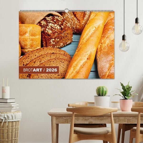 Produktbild: BROTART / 2026 (Wandkalender 2026 DIN A2 quer), CALVENDO Monatskalender