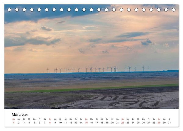 Produktbild: Bergbaulandschaften (Tischkalender 2026 DIN A5 quer), CALVENDO Monatskalender
