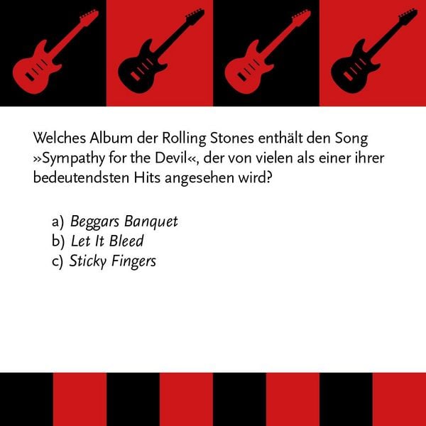 Produktbild: Das Rolling Stones-Quiz