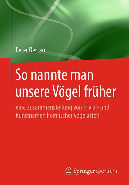 Produktbild: So nannte man unsere V&ouml;gel fr&uuml;her