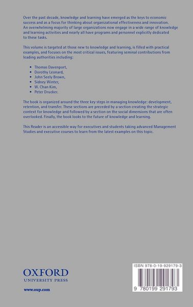Produktbild: Knowledge Management and Organizational Learning