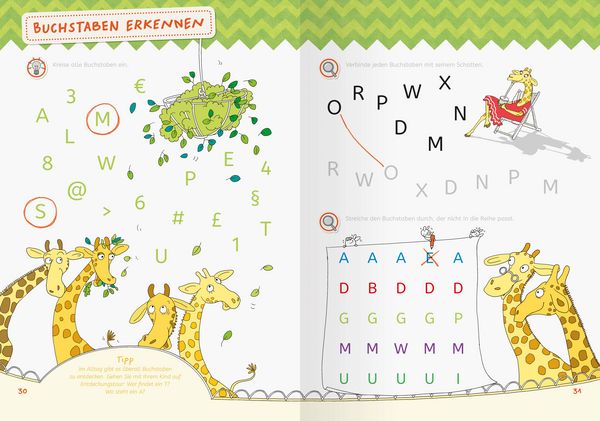 Produktbild: Mein großes Vorschulbuch: Buchstaben Zahlen Konzentration