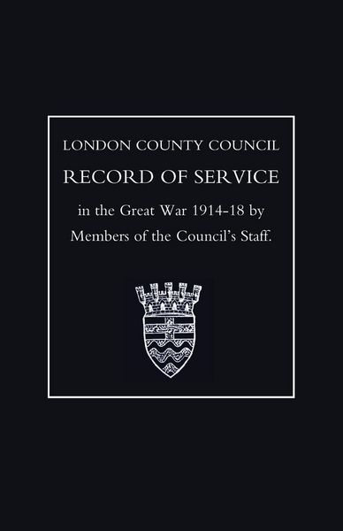 Produktbild: L.C.C.Record of War Service