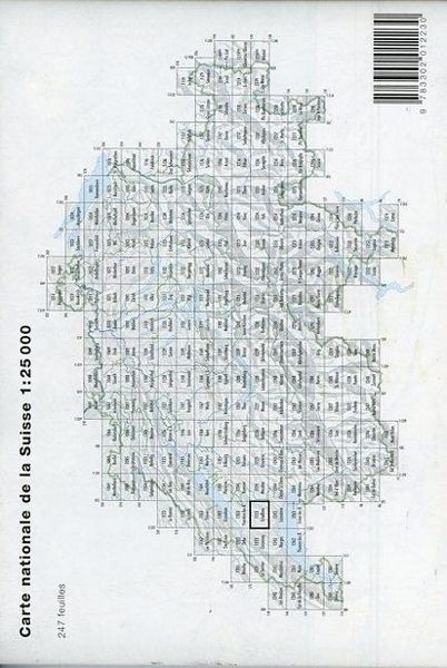 Produktbild: Swisstopo 1 : 25 000 Echallens