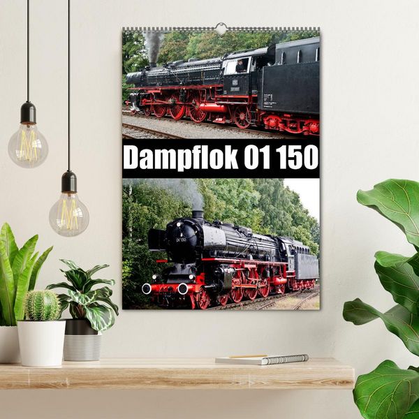 Produktbild: Dampflok 01 150 / CH-Version (Wandkalender 2026 DIN A2 hoch), CALVENDO Monatskalender