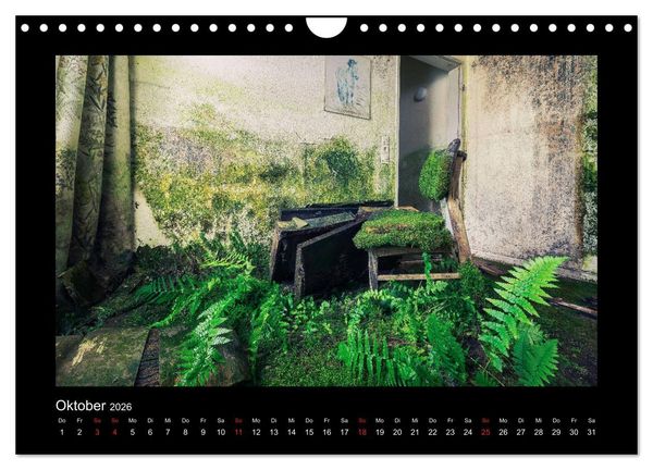 Produktbild: Die Sch&ouml;nheit des Verfalls - Lost Places (Wandkalender 2026 DIN A4 quer), CALVENDO Monatskalender
