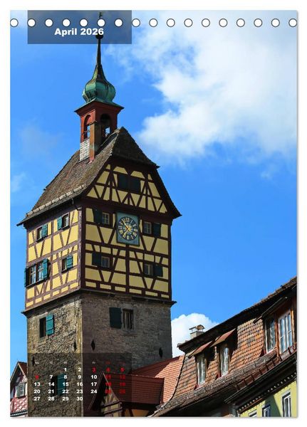Produktbild: Kulturstadt Schw&auml;bisch Hall (Tischkalender 2026 DIN A5 hoch), CALVENDO Monatskalender