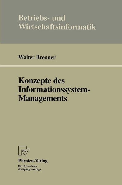 Produktbild: Konzepte des Informationssystem-Managements